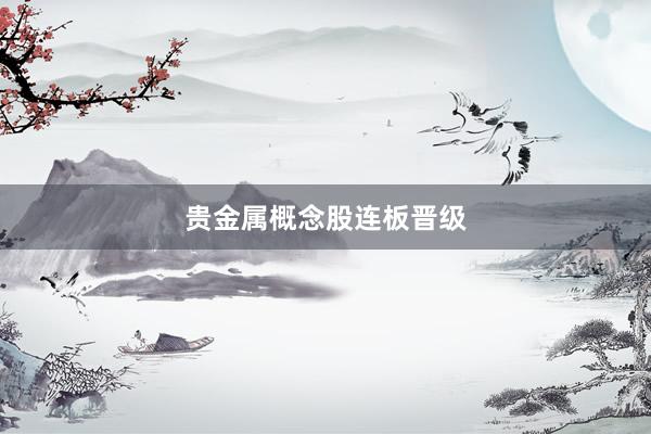 贵金属概念股连板晋级