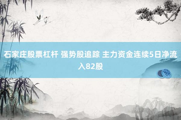 石家庄股票杠杆 强势股追踪 主力资金连续5日净流入82股