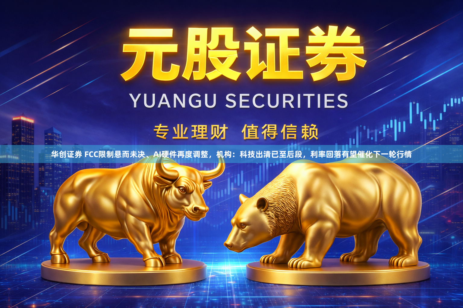 华创证券 FCC限制悬而未决、AI硬件再度调整，机构：科技出清已至后段，利率回落有望催化下一轮行情